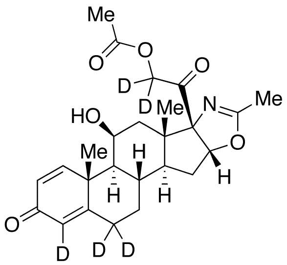 Deflazacort-d3 (Major) - Chemical structure and product image