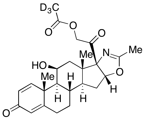 Deflazacort-d3 - Chemical structure and product image