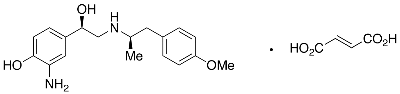 rac N-Deformyl Formoterol Fumarate - Chemical structure and product image