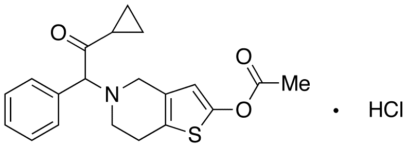 Defluoro Prasugrel Hydrochloride - Chemical structure and product image