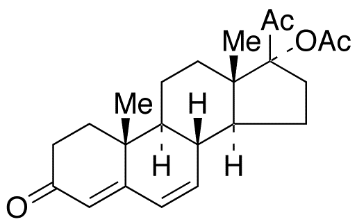 6,7-Dehydro-17 alpha-acetoxy Progesterone - Chemical structure and product image