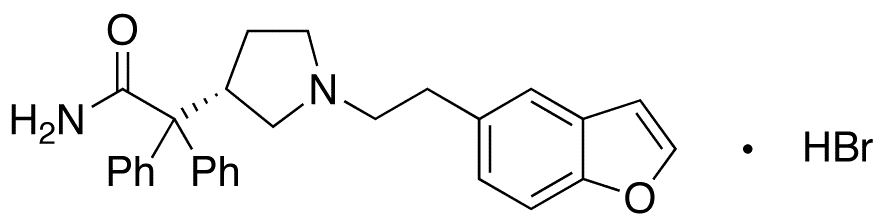 2,3-Dehydro Darifenacin Hydrobromide - Chemical structure and product image