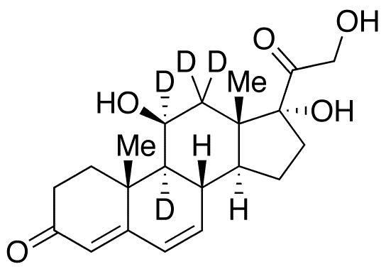 6-Dehydrocortisol-d4 - Chemical structure and product image