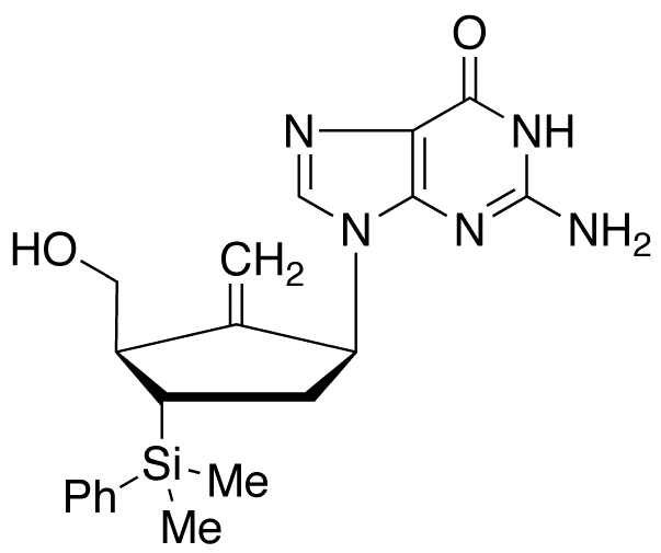 4-Dehydroxy-4-dimethylphenylsilyl Entecavir - Chemical structure and product image