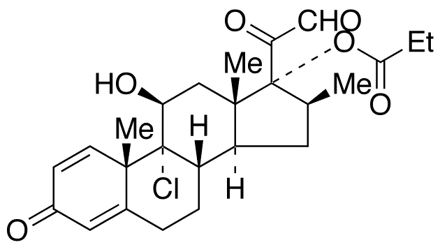 21-Dehydro Beclomethasone 17-Propionate - Chemical structure and product image