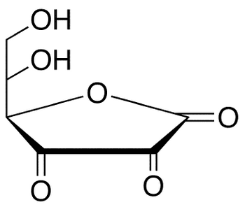 L-Dehydro Ascorbic Acid - Chemical structure and product image