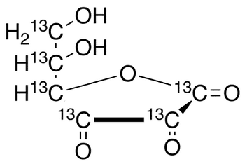 L-Dehydro Ascorbic Acid-13C6 - Chemical structure and product image