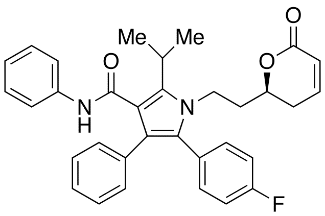 3-Dehydroxy 2,3-Dehydro Atorvastatin Lactone - Chemical structure and product image