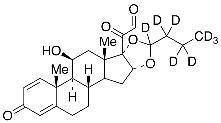 21-Dehydro Budesonide-d8 - Chemical structure and product image