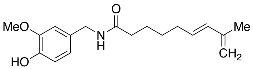 16,17-Dehydro Capsaicin - Chemical structure and product image