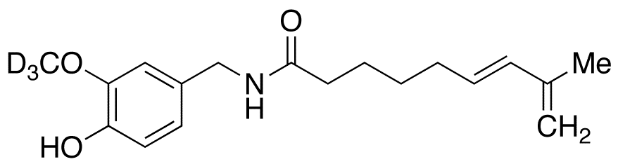 16,17-Dehydro Capsaicin-d3 - Chemical structure and product image