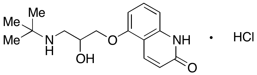 Dehydrocarteolol Hydrochloride - Chemical structure and product image