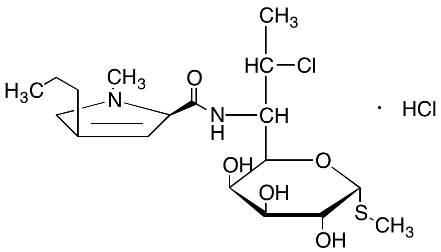 (2R)-Dehydroclindamycin Hydrochloride - Chemical structure and product image