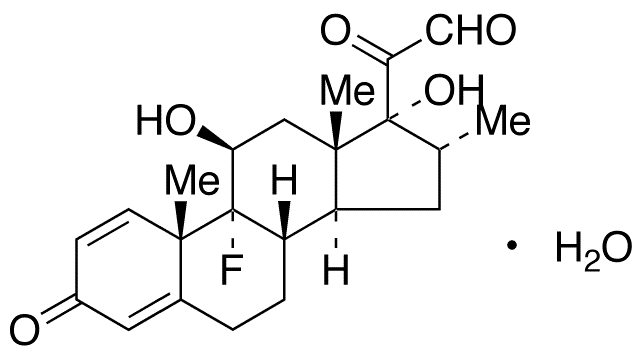 21-Dehydro Dexamethasone Hydrate - Chemical structure and product image