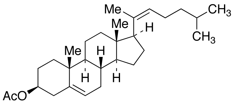 20-Dehydro Cholesterol 3-Acetate - Chemical structure and product image