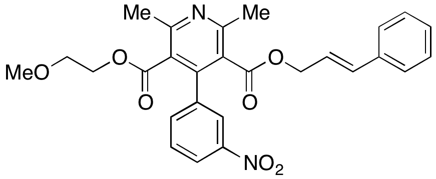 (E)-Dehydro Cilnidipine - Chemical structure and product image