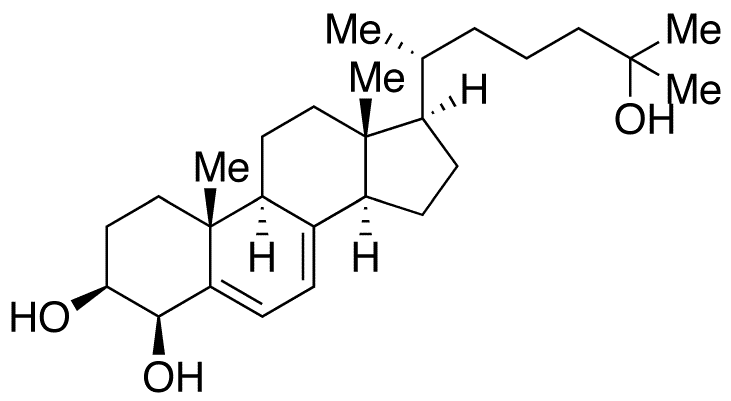 (4 beta)-7-Dehydro-4,25-dihydroxycholesterol - Chemical structure and product image