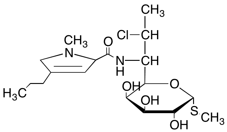 Dehydro 7-Epi Clindamycin (Mixture of Diasteriomers) - Chemical structure and product image