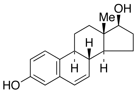 6,7-Dehydro Estradiol - Chemical structure and product image