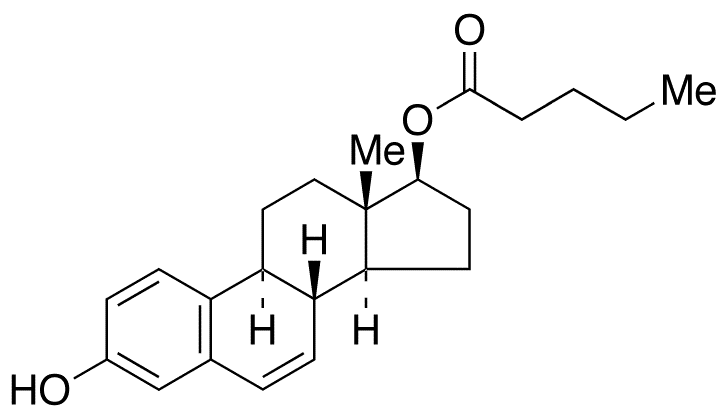 6-Dehydro Estradiol 17-Valerate - Chemical structure and product image