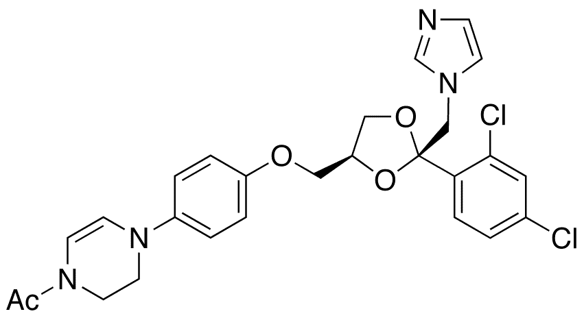 2,3-Dehydro Ketoconazole - Chemical structure and product image