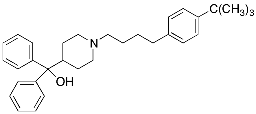 1-Dehydroxy Terfenadine - Chemical structure and product image