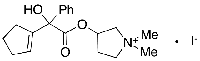 Dehydro Glycopyrrolate Iodide (Mixture of Diastereomers) - Chemical structure and product image