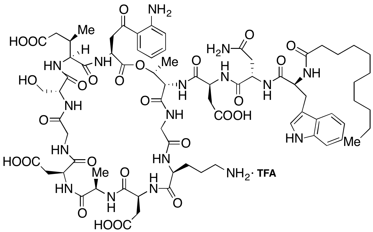 N-Desdecanoyl, N-(Undecanoyl) Dapotmycin - Chemical structure and product image