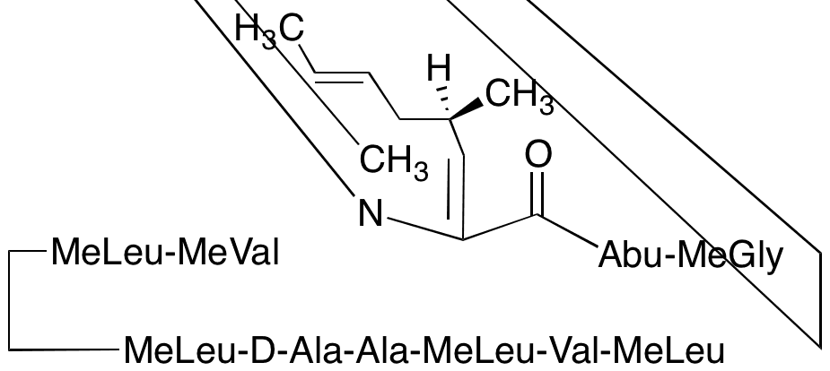 Dehydro Cyclosporin A (~90%) - Chemical structure and product image