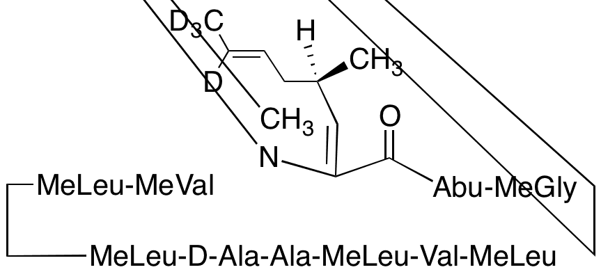 Dehydro Cyclosporin A-d4 - Chemical structure and product image