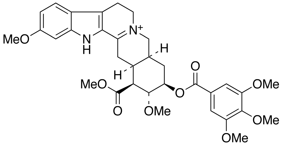 3-Dehydro Reserpine Chloride - Chemical structure and product image