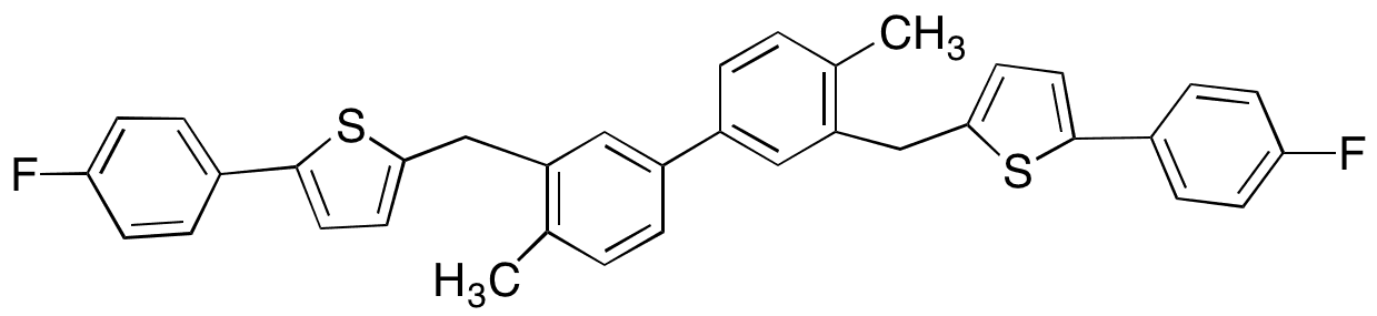 De-alpha-D-glucopyranoside Canagliflozin Dimer - Chemical structure and product image