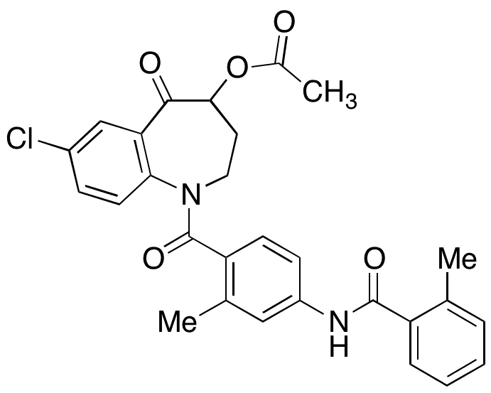 5-Dehydro Tolvaptan Acetate - Chemical structure and product image
