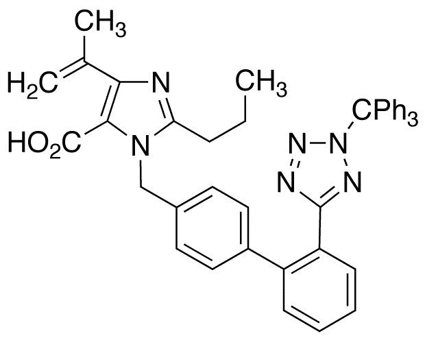 Dehydro N2-Triphenylmethyl Olmesartan - Chemical structure and product image