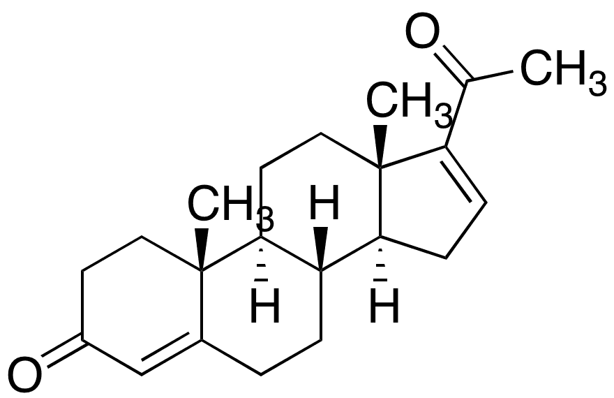 16-Dehydroprogesterone - Chemical structure and product image