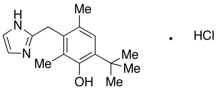 Dehydro Oxymetazoline Hydrochloride - Chemical structure and product image