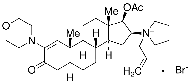 1,2-Dehydro-3-oxo Rocuronium Bromide - Chemical structure and product image