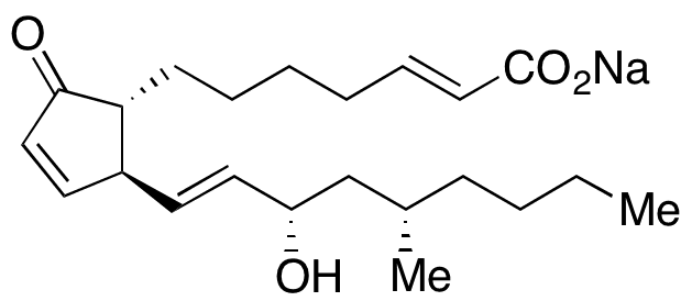 10,11-Dehydroxy Limaprost (>85%) Sodium Salt - Chemical structure and product image