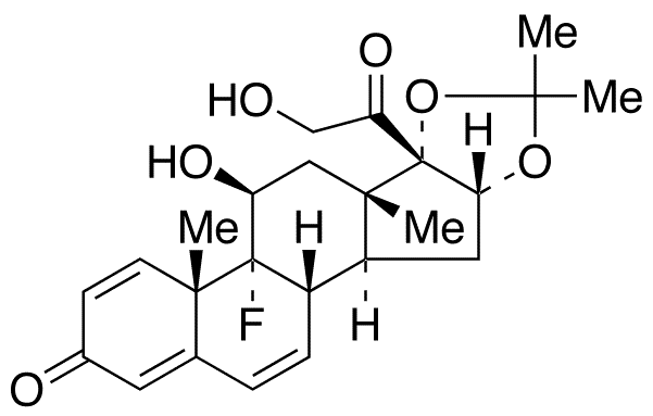 6,7-Dehydro Triamcinolone Acetonide - Chemical structure and product image