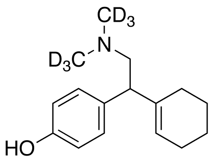 rac Dehydro-O-desmethyl Venlafaxine-d6 - Chemical structure and product image