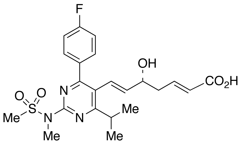 (2E,5R,6E)-3-Dehydroxy Rosuvastatin - Chemical structure and product image