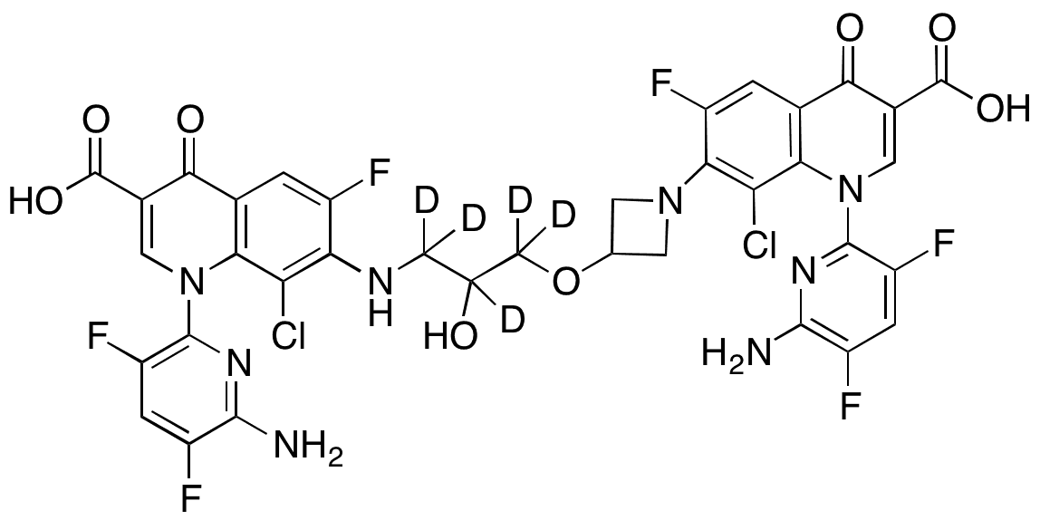 Delafloxacin Dimer-d5 - Chemical structure and product image