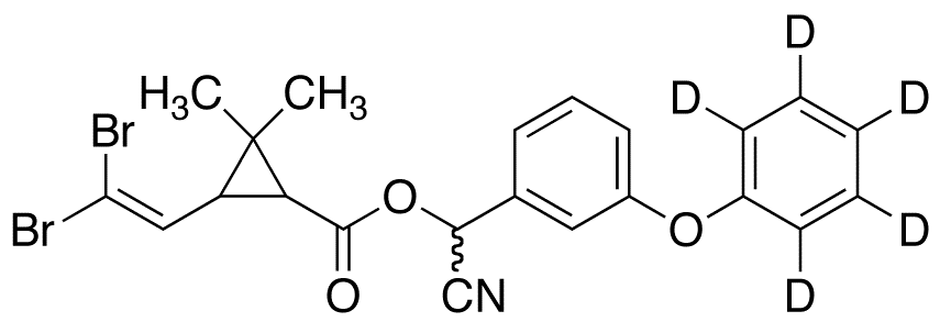 Deltamethrin-d5(Mixture of Diastereomers) - Chemical structure and product image