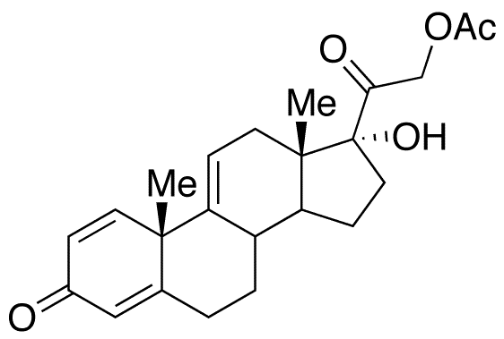 Deltacortinene Acetate - Chemical structure and product image