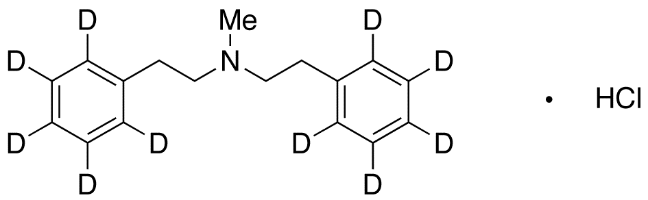 Demelverine-d10 Hydrochloride - Chemical structure and product image