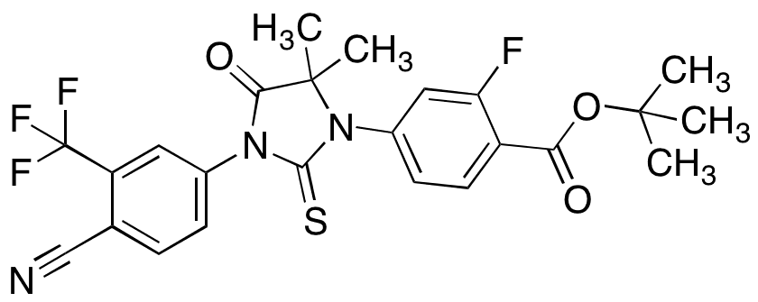 Demethylamine tert-Butoxy Enzalutamide - Chemical structure and product image