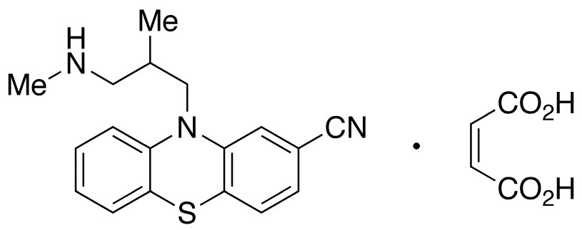 N-Demethylcyamemazine Maleate - Chemical structure and product image