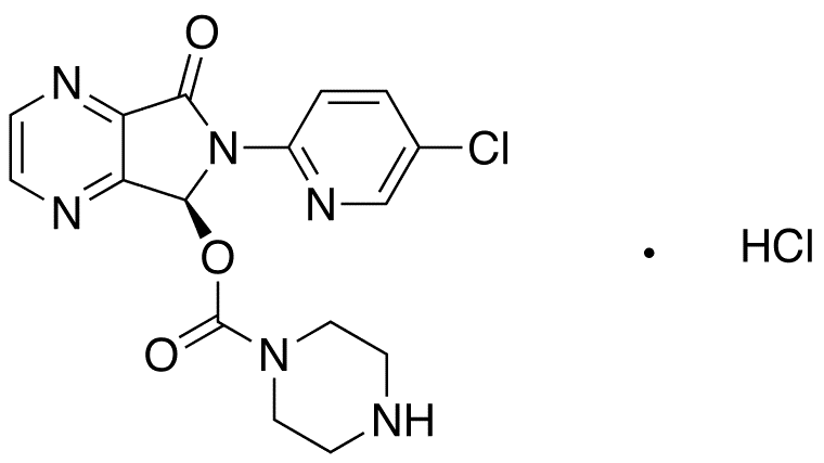 N-Demethyl Eszopiclone Hydrochloride Salt - Chemical structure and product image
