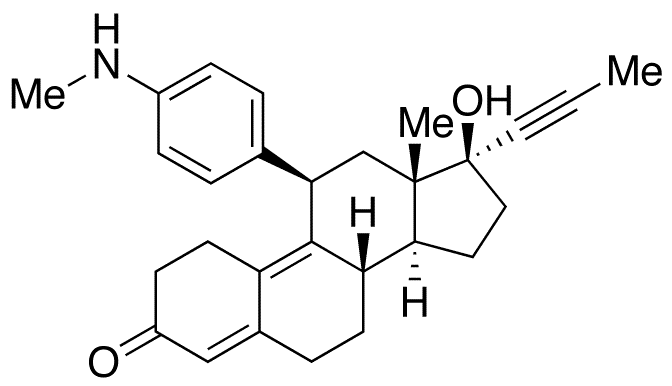 N-Demethyl Mifepristone - Chemical structure and product image