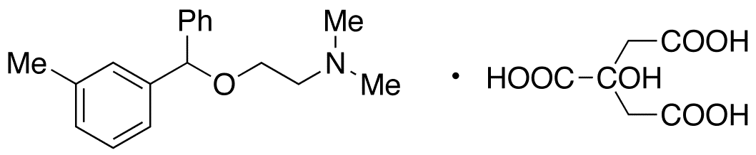 O-Demethyl-m-methyl Orphenadrine Citrate Salt - Chemical structure and product image